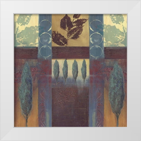 Haynes, Smith 26x26 White Modern Wood Framed Museum Art Print Titled - .