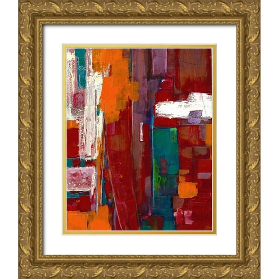 Haynes, Smith 26x32 Gold Ornate Wood Framed with Double Matting Museum Art Print Titled - Kindergarten Colorific