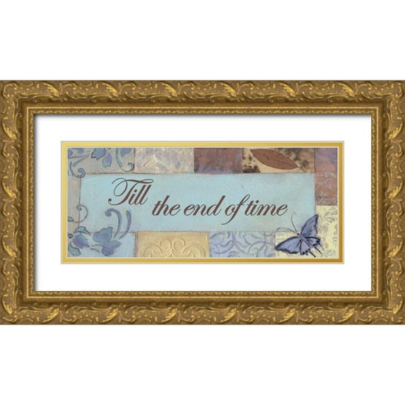 Haynes, Smith 32x15 Gold Ornate Wood Framed with Double Matting Museum Art Print Titled - .
