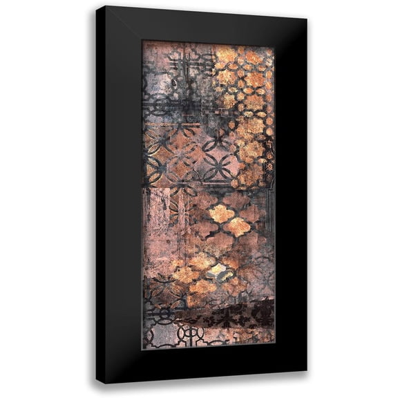 Haynes, Smith 8x14 Black Modern Framed Museum Art Print Titled - Ornate Rust 1
