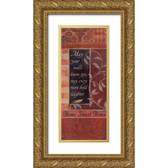 Haynes, Smith 8x14 Gold Ornate Wood Framed with Double Matting Museum Art Print Titled - .
