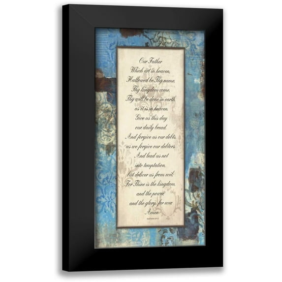 Haynes, Smith 9x14 Black Modern Framed Museum Art Print Titled - Winter Rain Inspirational