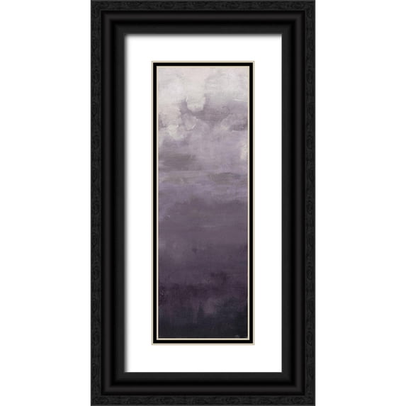 Haynes, Smith 9x18 Black Ornate Wood Framed with Double Matting Museum Art Print Titled - Lavenday Peek B