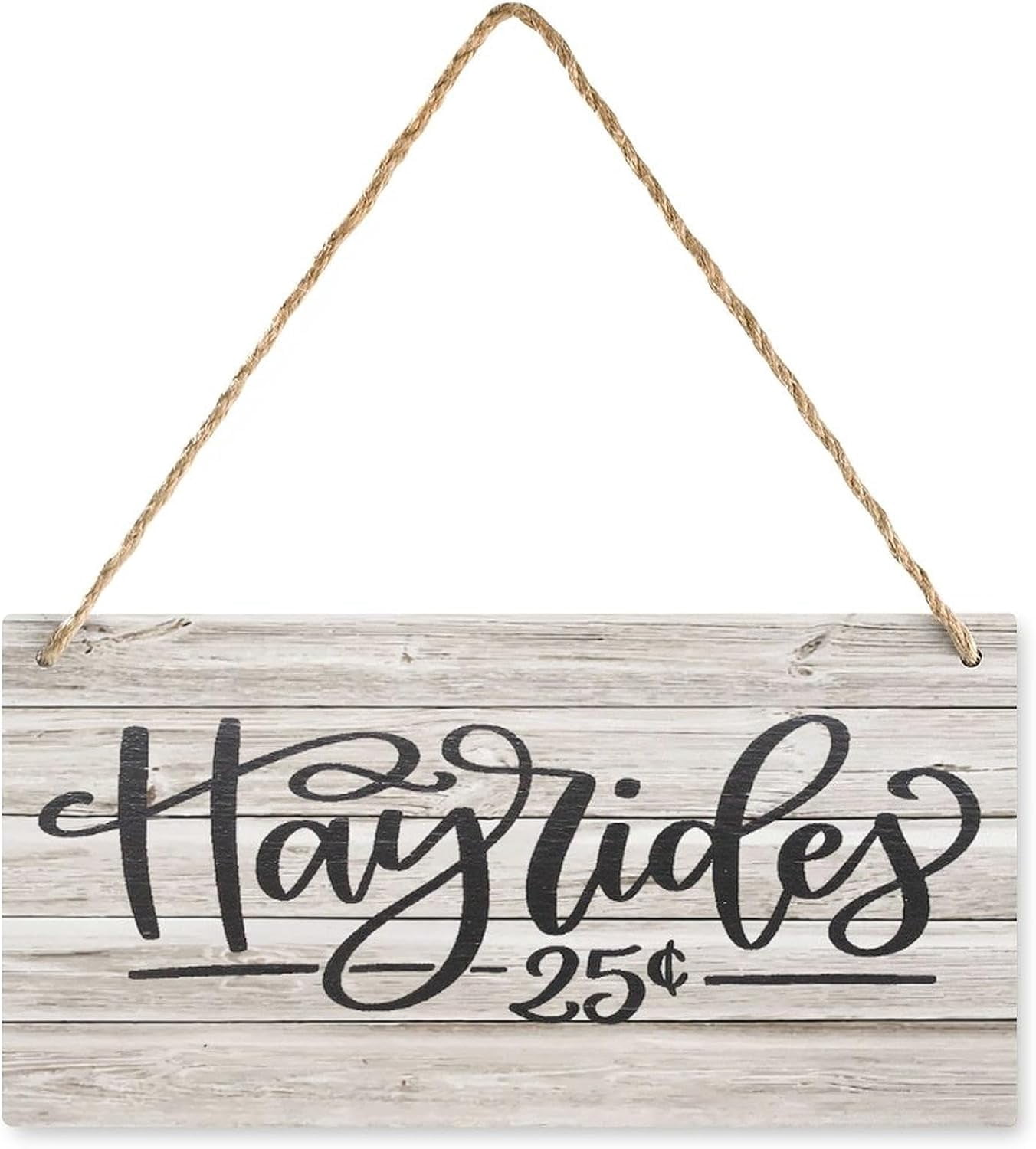 Haylynn Sign Hayrides Ornament Wooden Sign - Farmhouse Autumn Fall Harvest Wall Art ...