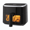 thumbnail image 1 of Haysky 4 QT Air fryer with Digital Touchscreen, Compact Rapid Air Cooker with View Window & 8 Presets & Timer, Nonstick Dishwasher-Safe Parts, Balck, 1 of 10