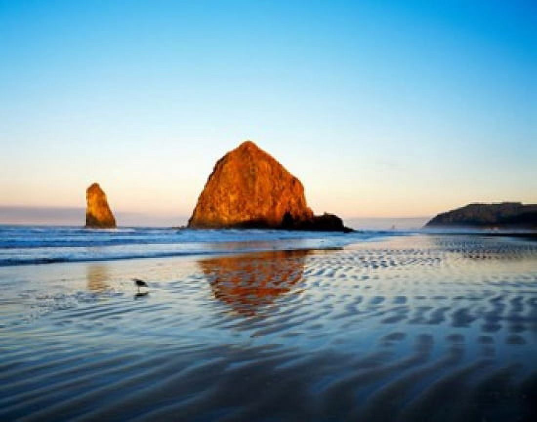 Haystack Rock Canvas Art - Panoramic Images (16 x 12)