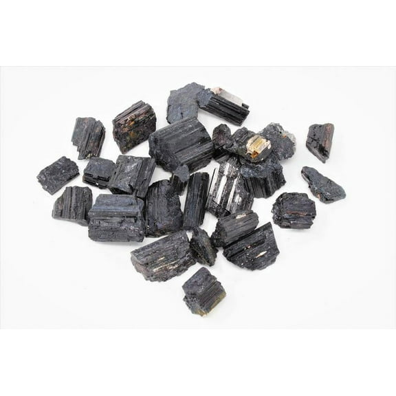 Haystack Tourmaline, A Grade Quality, Natural Healing Crystals, Rough Black Tourmaline Chunks, Wire Wrapping, Assorted, 4 oz, 8 oz, 1 lb