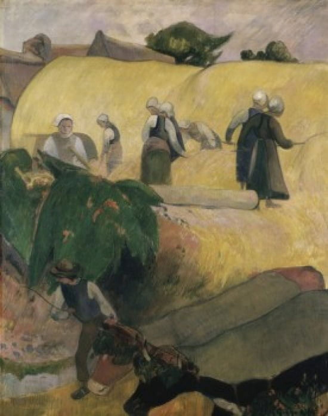 Haystacks 1889 Paul Gauguin (1848-1903French) Oil on canvas Courtauld Institute and Galleries London Canvas Art - Paul Gauguin (18 x 24)