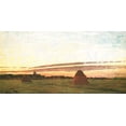 thumbnail image 1 of Haystacks At Chailly At Sunrise-Monet - CANVAS OR FINE PRINT WALL ART, 1 of 1