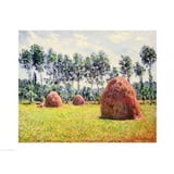 Haystacks at Giverny 1884 Canvas Art - Claude Monet (24 x 18) - Walmart.com