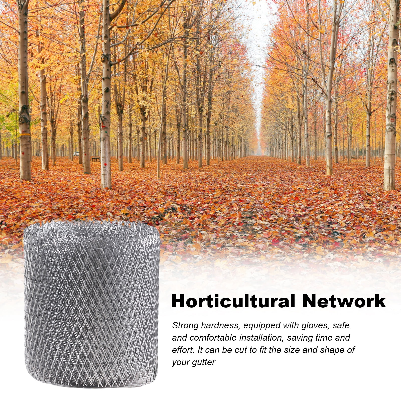 Haysvty 1 Set Leaf Gutter Guard Mesh Easy Installation Durable Long