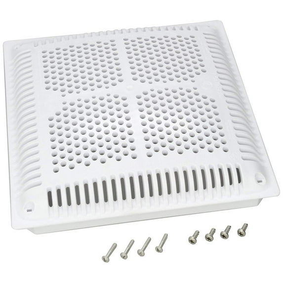 Main Drain Grate, Hayward High Flow, 12" x 12"Sq, w/Frame