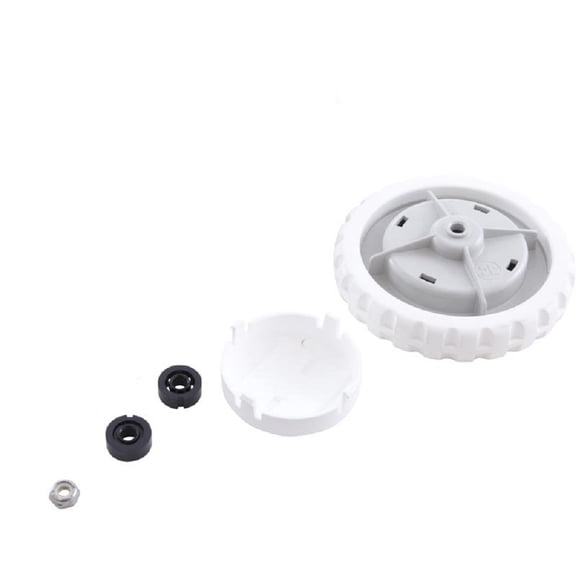 Hayward Pool Cleaner Rear Wheels with Bearings, Nuts and Hubcaps (Prior to 6/2006) AX5009A