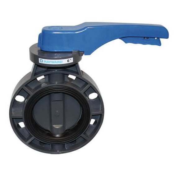Hayward BYCN1040E1LGB 4in Lever Butterfly Valve - Gray