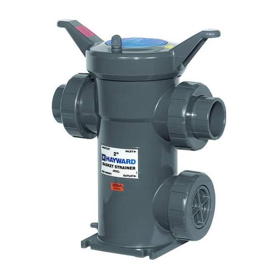 Hayward Flow Control Basket Strainer, 3" Pipe, socket, PVC, 150 psi SB1300S18