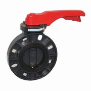 Hayward Flow Control Butterfly Valve, 3, PVC/EPDM, Lever Handle BYCS1030E1LGA