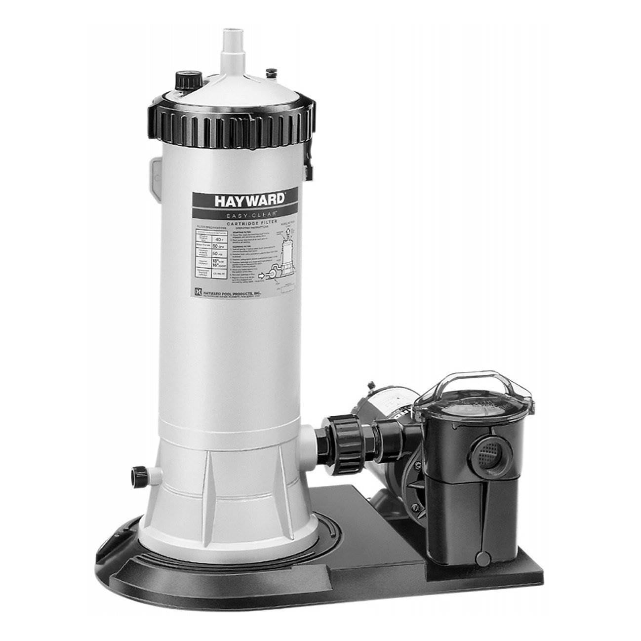 Hayward C5501575XES Easy Clear 1 HP Pool Filter System with Power Flo ...