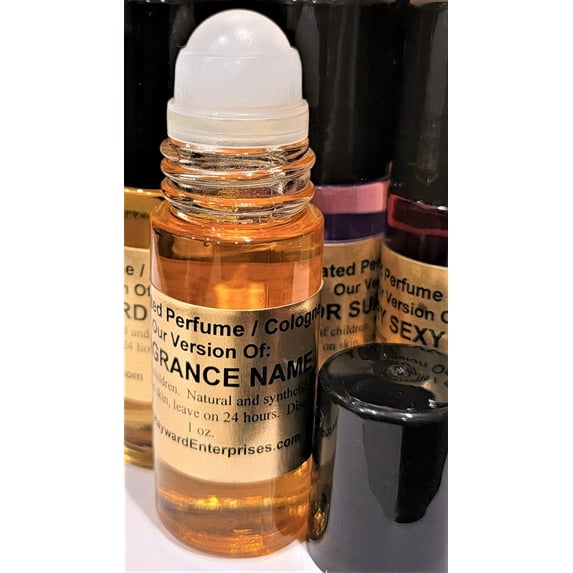 Hayward Enterprises Brand Perfume Oil Compares to HARD..CRE ROZE (Vic. Sec.) for women, Designer Inspired Fragrance Rendition, Oil for Body, 1 oz. (30ml) Glass Roll-on Bottle