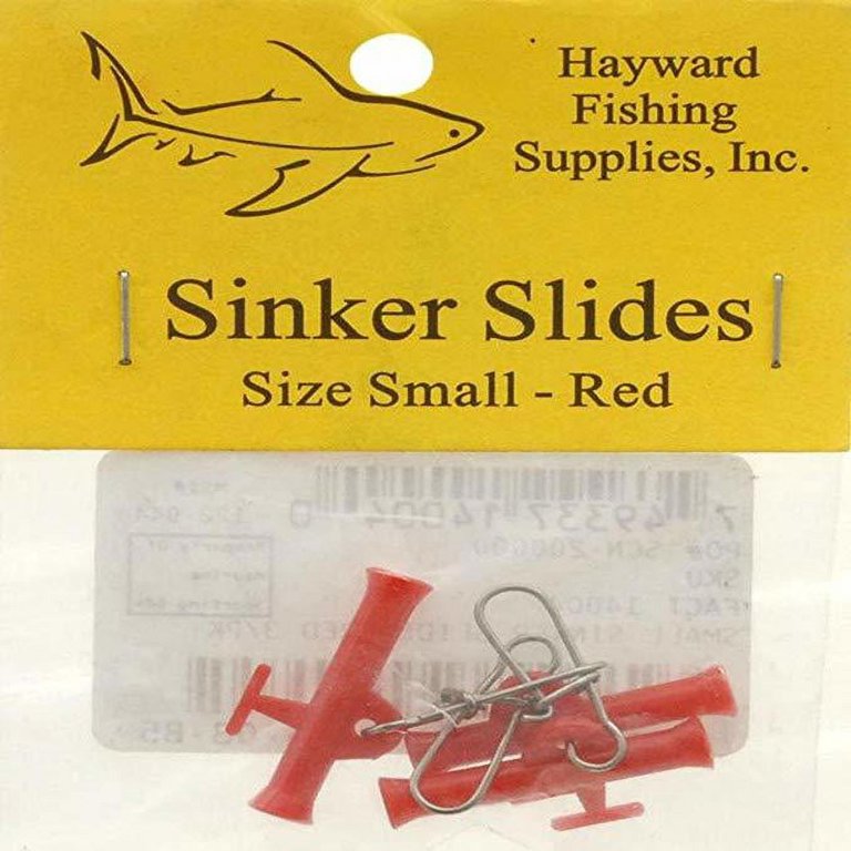 Hayward Fishing Supplies Small Sinker Slides Black 3/Pk