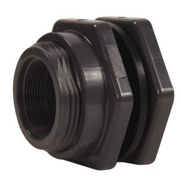 Hayward Flow Control Bulkhead Fitting, 3", PVC/EPDM, Socket x FPT BFAS1030CES