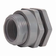 Bulkhead Fitting, 3/4, CPVC/FPM, Socket x FPT BFAS2007CFS