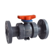 Hayward Flow Control Manual 2-Way Ball Valve,Flange,CPVC TBH2150A0FV0000