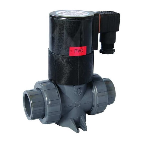 Hayward Flow Control Valve,PVC,2Way/2Position,Normally Closed SV10075STE