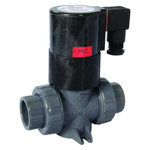 Hayward Flow Control Valve,PVC,2Way/2Position,Normally Closed SV10075STE