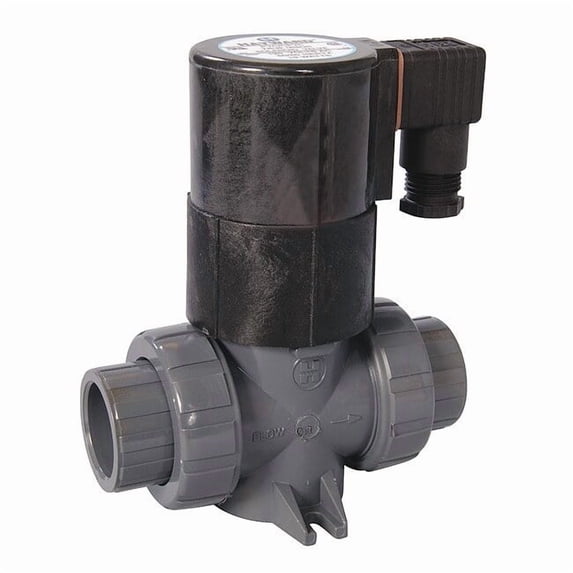 Hayward Flow Control Valve,PVC,2Way/2Position,Normally Closed SV10075STV