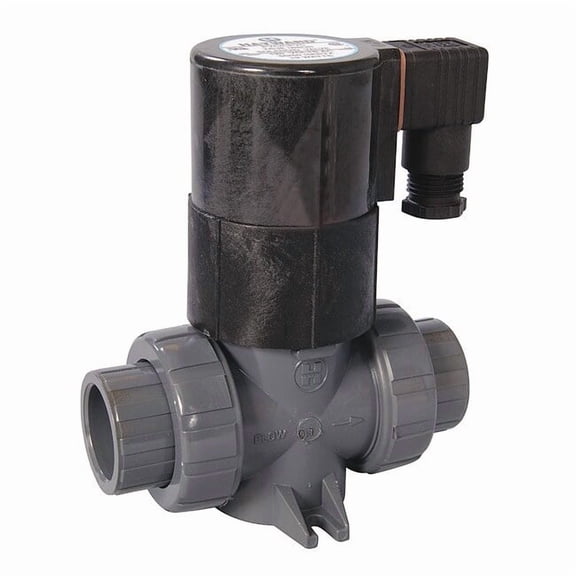 Hayward Flow Control Valve,PVC,2Way/2Position,Normally Closed SV10100STV
