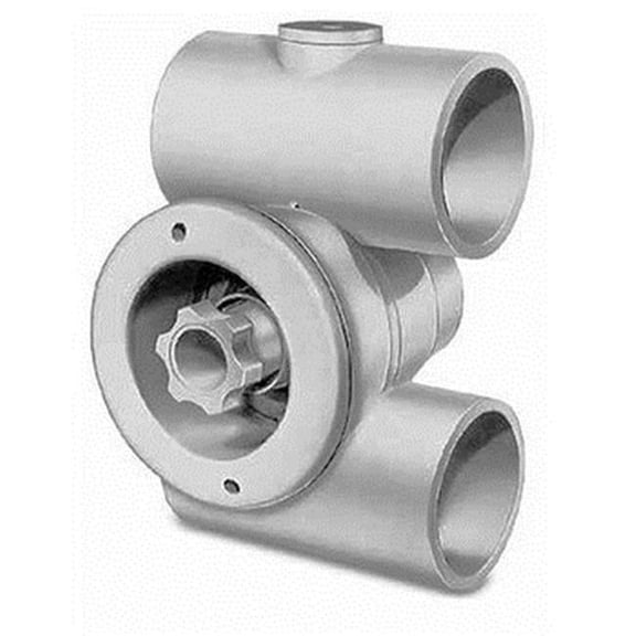 Hayward Pool SP1434PAKADGR 1.5 in. Jet-Air III Body with Bulkhead - Dark Gray