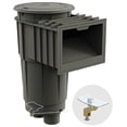 thumbnail image 1 of Hayward SP1072S2DGR Dark Gray-Colored Gunite Pool Ground Skimmer w/ Round Cover, 1 of 3