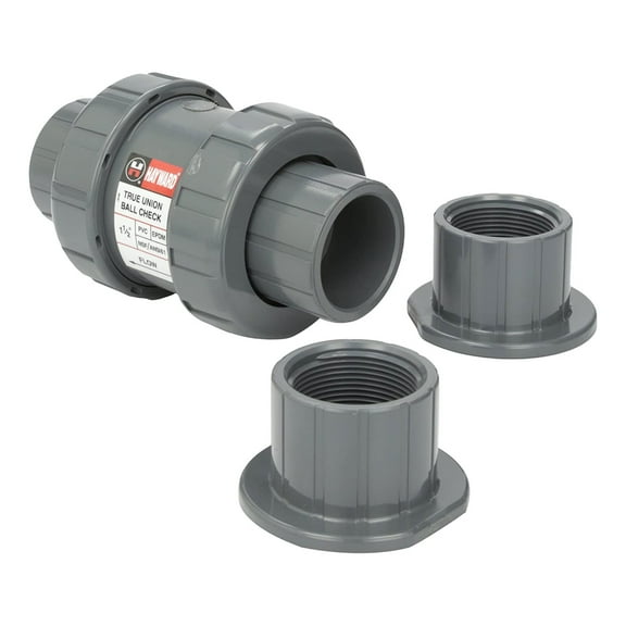 Hayward TC10150STE TC Series 1.5 Inch PVC True Union Check Valve with EDPM Seals