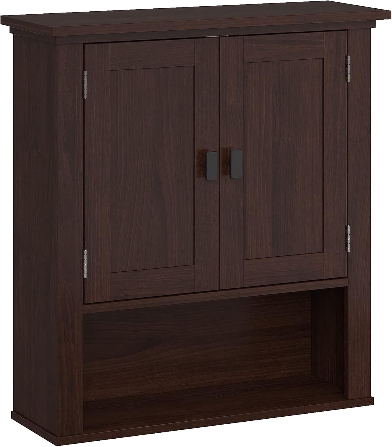 Hayward Two-Door over Toilet Storage Cabinet Dark Woodgrain - Stylish ...