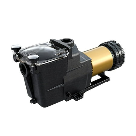 Hayward Ultra-High Efficiency Pool Pump, 2.25HP, Steel, Multiple Speeds, Quiet, Black/Gold