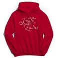 thumbnail image 1 of Haywood & Main All The Jingle Graphic Red Men's Cotton Pullover Hoodie, 1 of 1