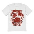 thumbnail image 1 of Haywood & Main Christmas Witch Graphic White Men's Cotton T-Shirt, 1 of 1