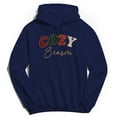 thumbnail image 1 of Haywood & Main Cozy Season Graphic Navy Men's Cotton Pullover Hoodie, 1 of 1