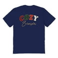 thumbnail image 1 of Haywood & Main Cozy Season Graphic Navy Men's Cotton T-Shirt, 1 of 1
