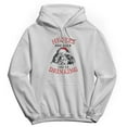 thumbnail image 1 of Haywood & Main He Sees How Much Graphic White Men's Cotton Pullover Hoodie, 1 of 1