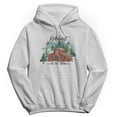 thumbnail image 1 of Haywood & Main Hoildays At The Farm Graphic White Men's Cotton Pullover Hoodie, 1 of 1