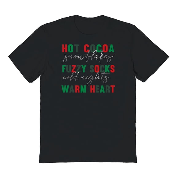 Haywood & Main Hot Cocoa Graphic Black Men's Cotton T-Shirt