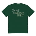thumbnail image 1 of Haywood & Main I'M Fulll Of Graphic Forest Green Men's Cotton T-Shirt, 1 of 1