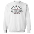 thumbnail image 1 of Haywood & Main North Pole Sleigh Graphic White Men's Cotton Pullover Sweatshirt, 1 of 1