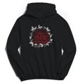thumbnail image 1 of Haywood & Main Santa Baby Graphic Black Men's Cotton Pullover Hoodie, 1 of 1