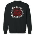 thumbnail image 1 of Haywood & Main Santa Baby Graphic Black Men's Cotton Pullover Sweatshirt, 1 of 1
