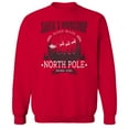 thumbnail image 1 of Haywood & Main Santa'S Workshop Graphic Red Men's Cotton Pullover Sweatshirt, 1 of 1