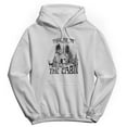 thumbnail image 1 of Haywood & Main Take Me To The Cabin 2 Graphic White Men's Cotton Pullover Hoodie, 1 of 1