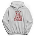 thumbnail image 1 of Haywood & Main Take Me To The Graphic White Men's Cotton Pullover Hoodie, 1 of 1