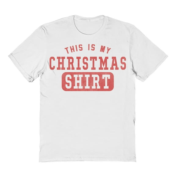 Haywood & Main This Is My Christmas Shirt Graphic White Men's Cotton T-Shirt